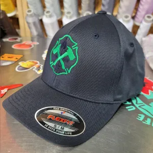 ONE-OFF Maltese Hat- Flexfit Navy with Kelly/Navy