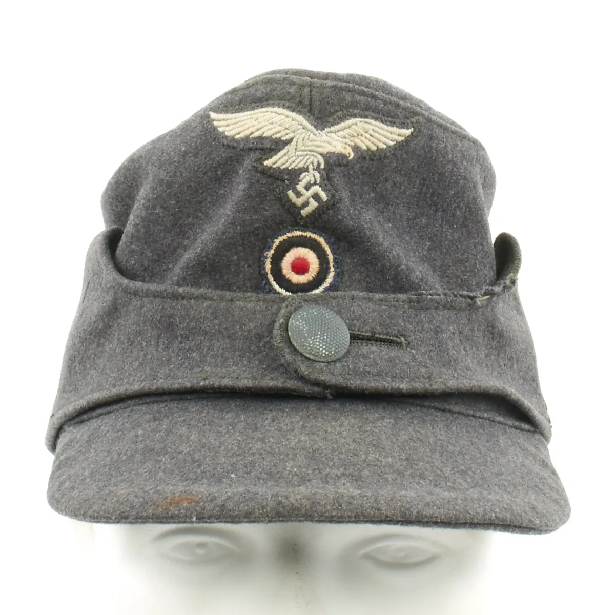 Original German Luftwaffe M42 Field Cap Dated 1942 - Size 56