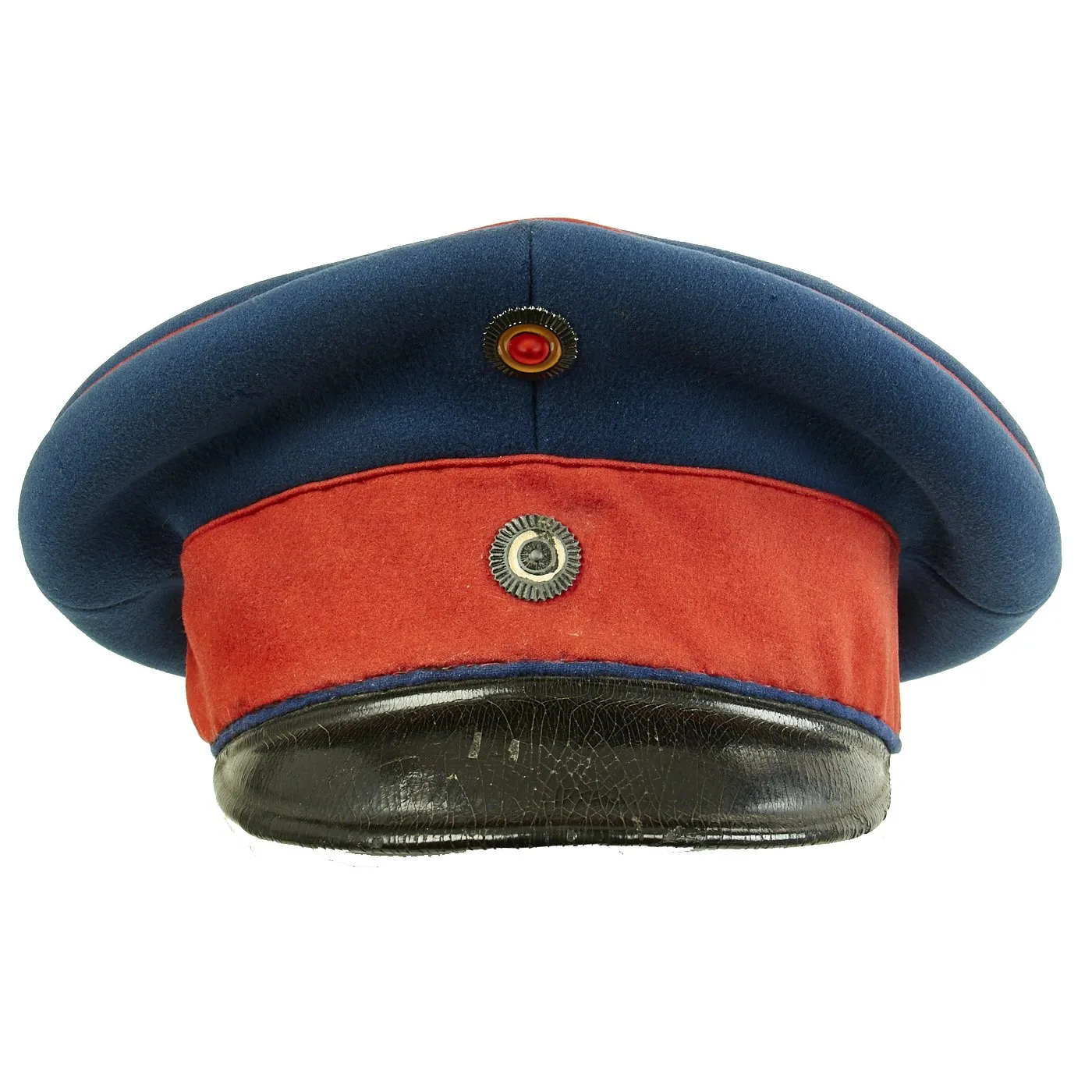 Original German WWI Prussian Officer Visor Cap
