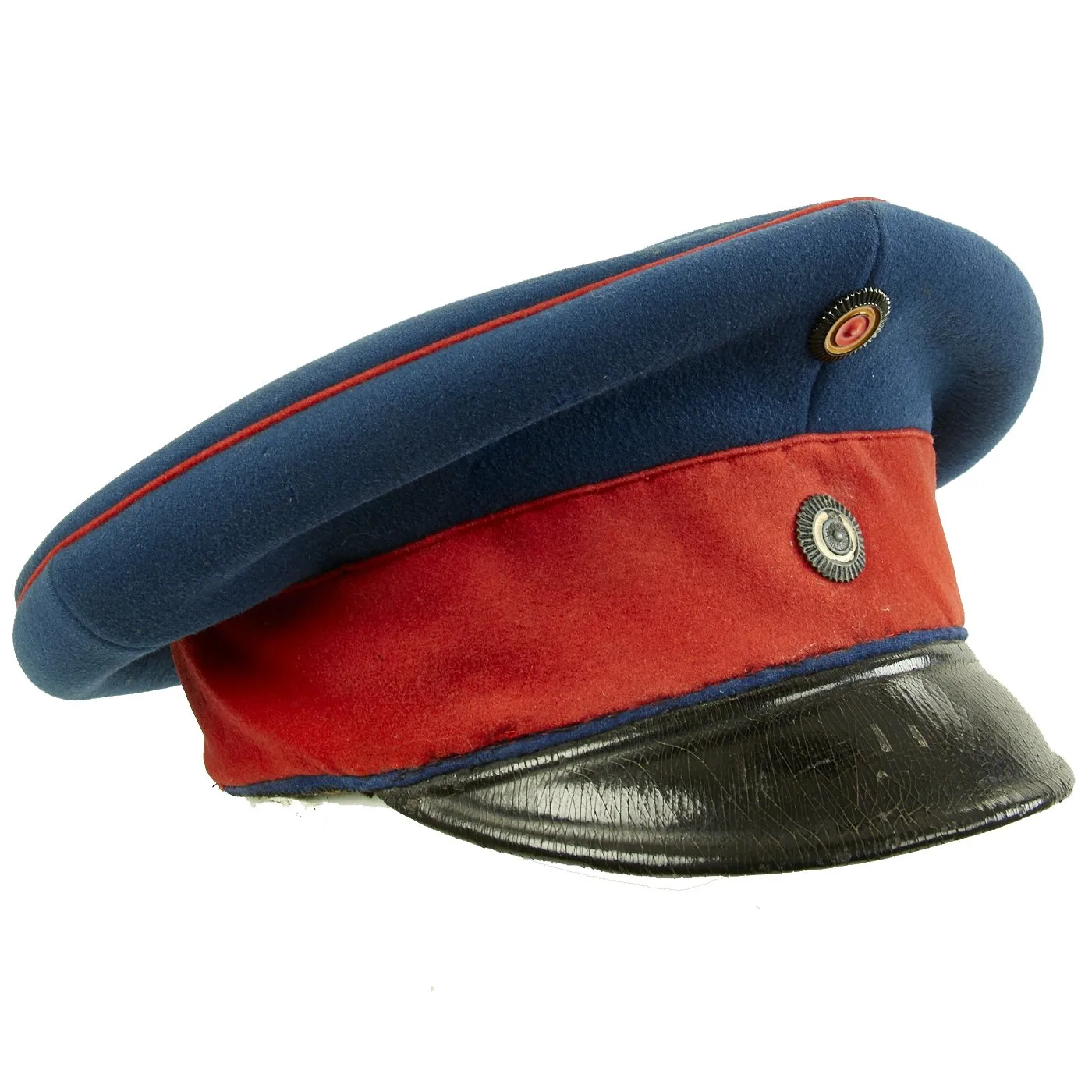 Original German WWI Prussian Officer Visor Cap