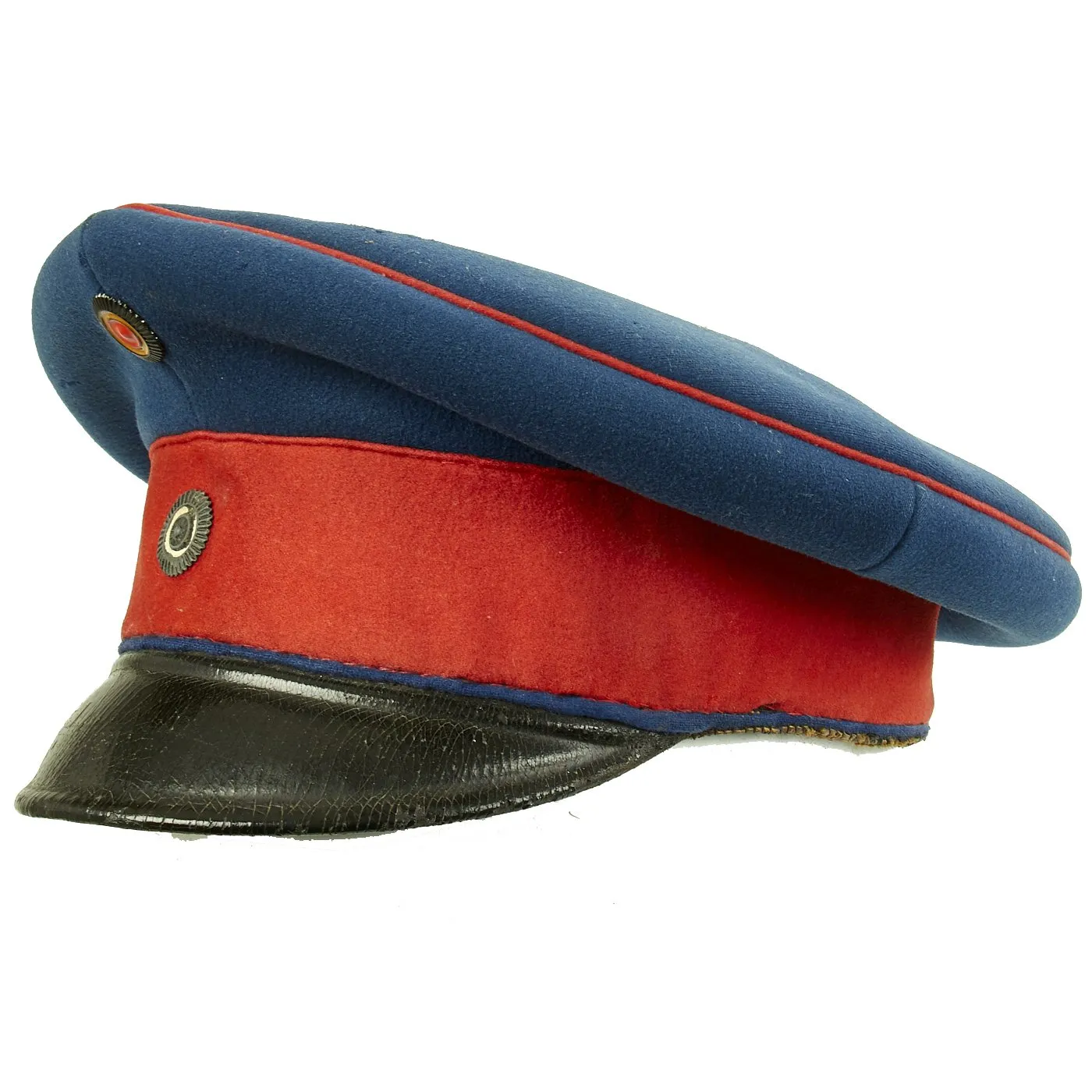 Original German WWI Prussian Officer Visor Cap