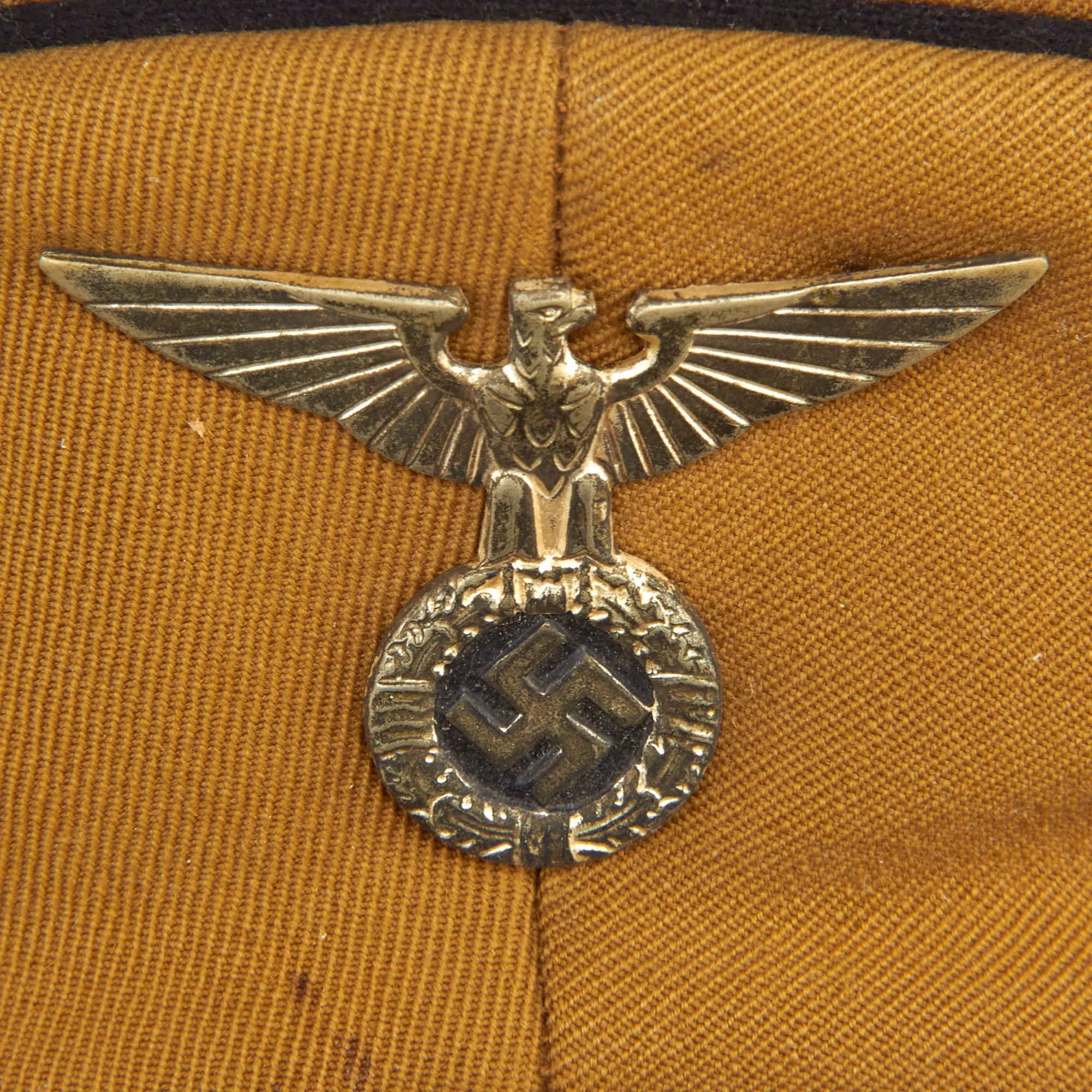 Original German WWII Early NSDAP Kreisleitung District Political Leader's Visor Cap with Black Piping