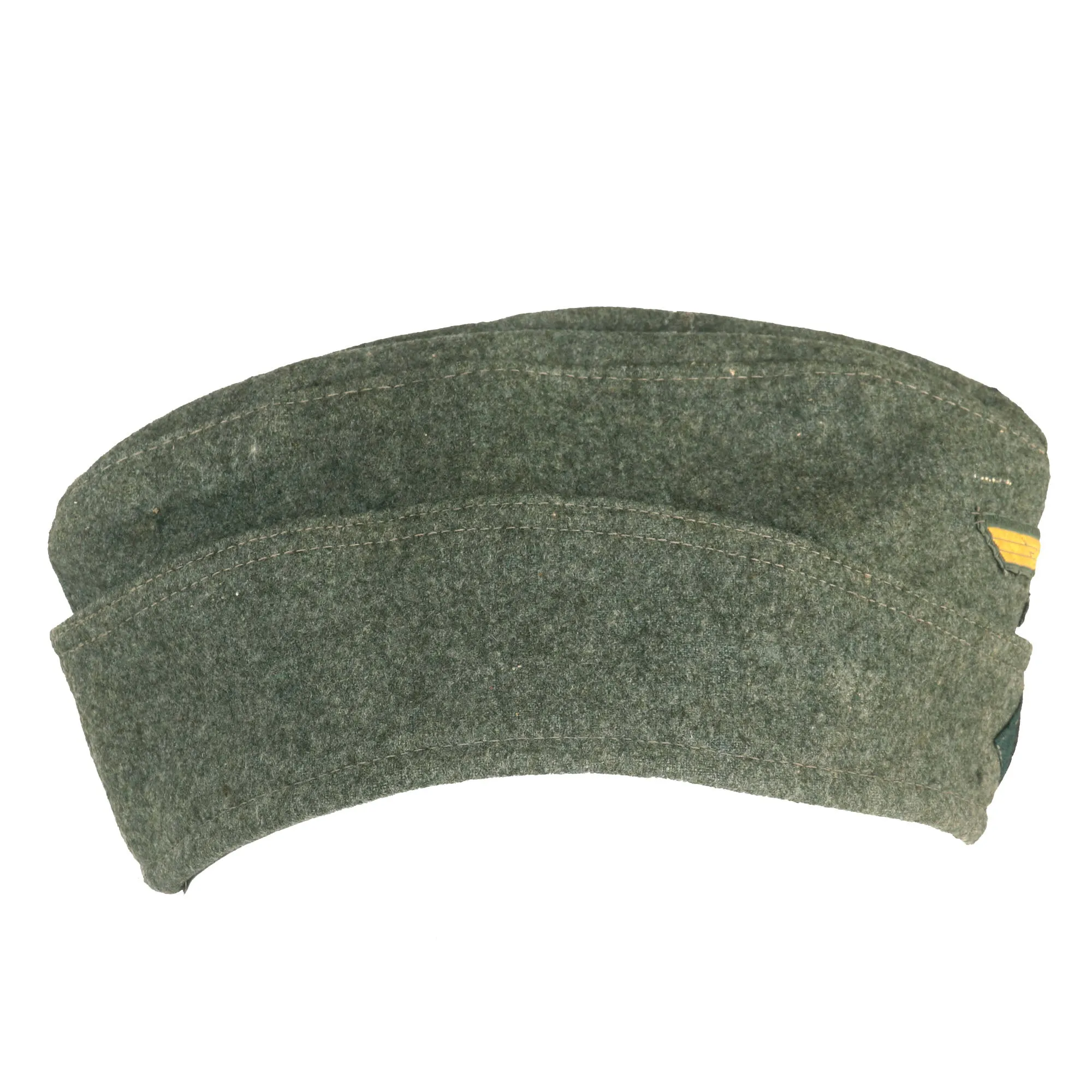 Original German WWII Kriegsmarine Coastal Artillery M38 Overseas Wool Cap in size 57 - Küstenartillerie