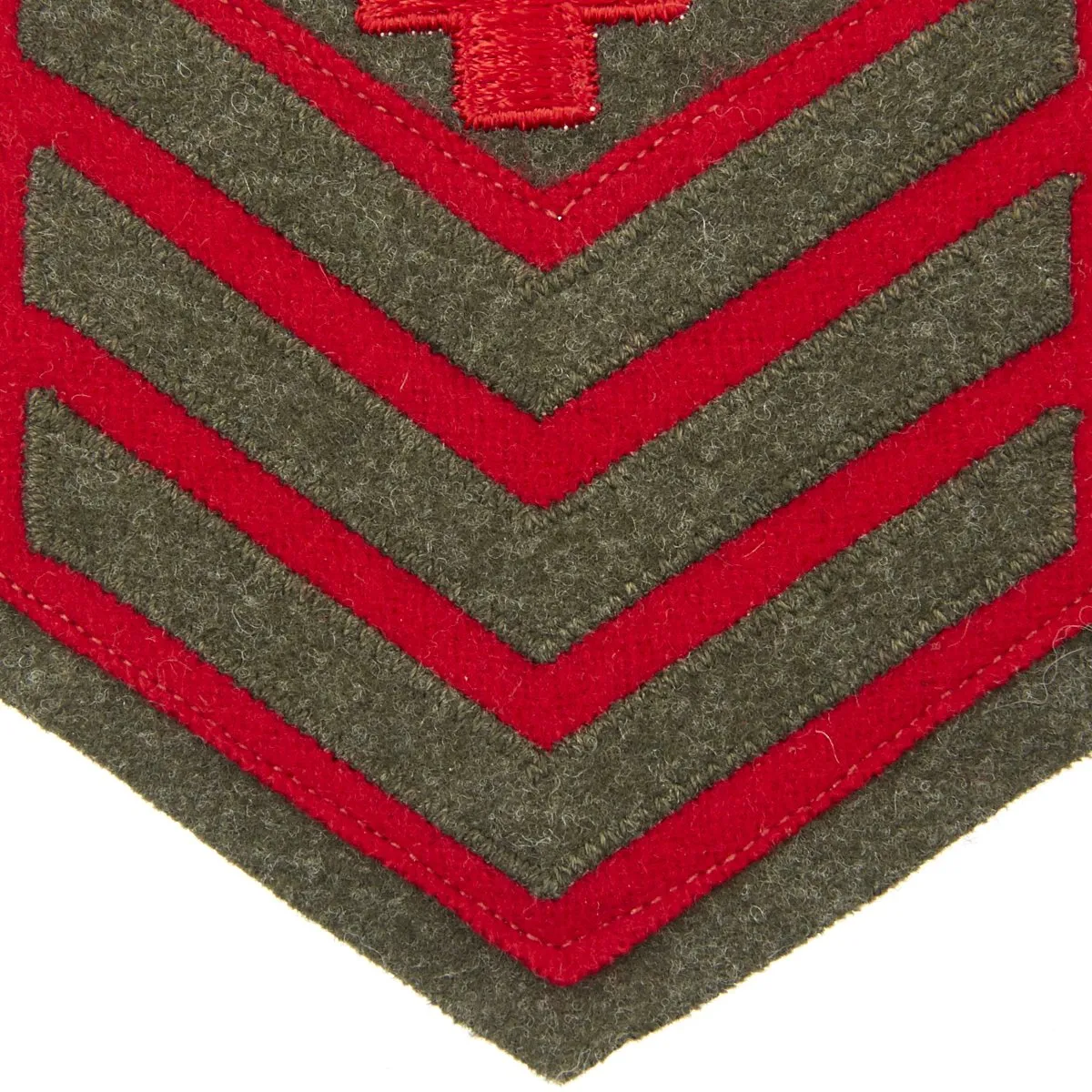 Original U.S. WWII USMC Navy Corpsman PO1 Petty Officer First Class Rate Patch
