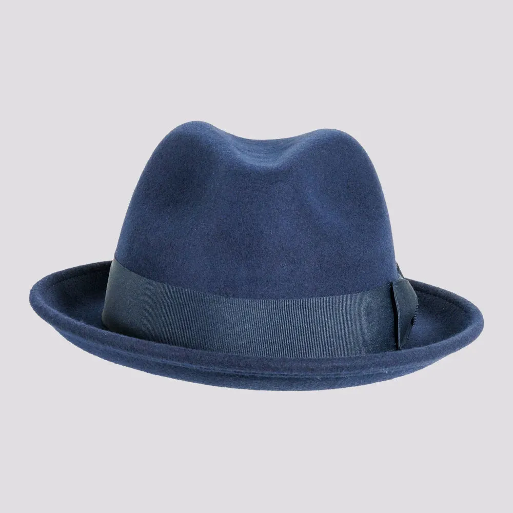 Pablo 2.0 | Womens Wool Felt Pinch Front Fedora Hat