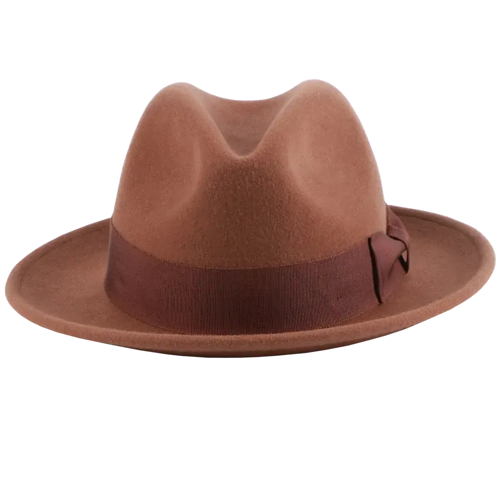 Pablo 2.0 | Womens Wool Felt Pinch Front Fedora Hat