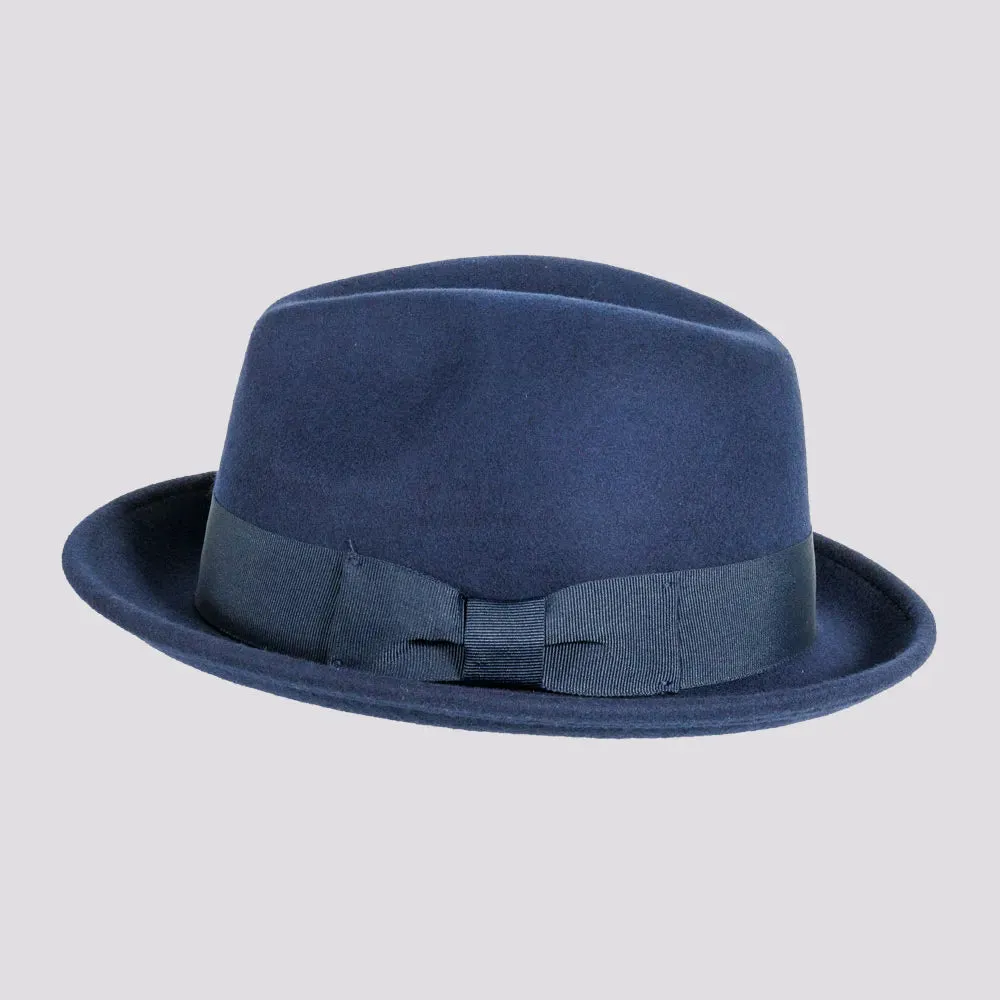 Pablo 2.0 | Womens Wool Felt Pinch Front Fedora Hat