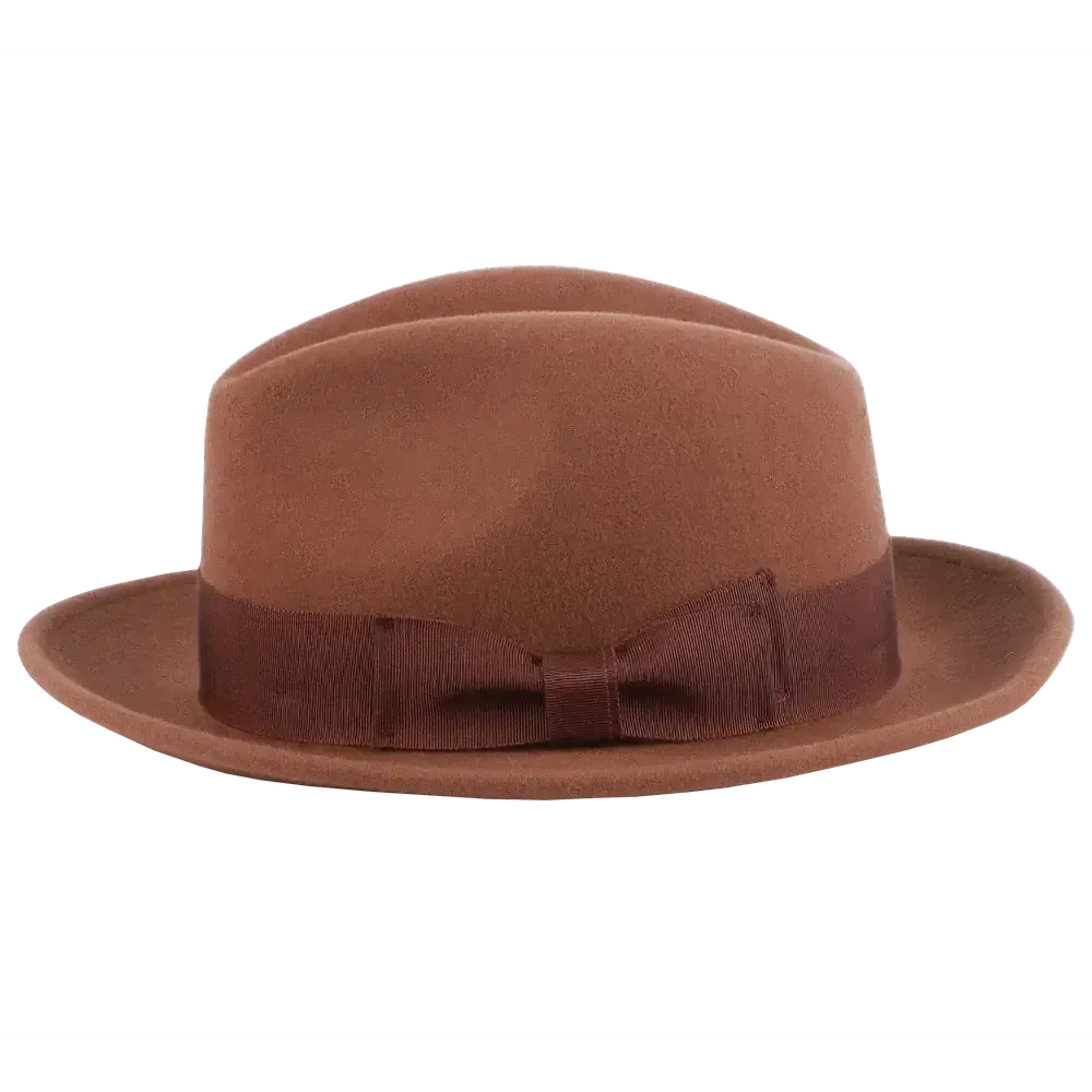 Pablo 2.0 | Womens Wool Felt Pinch Front Fedora Hat