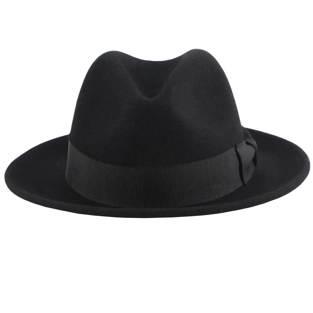 Pablo 2.0 | Womens Wool Felt Pinch Front Fedora Hat