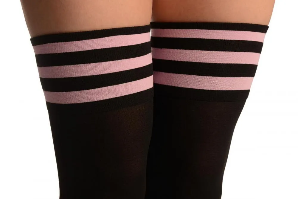 Pink Stripes On Black (Referee)