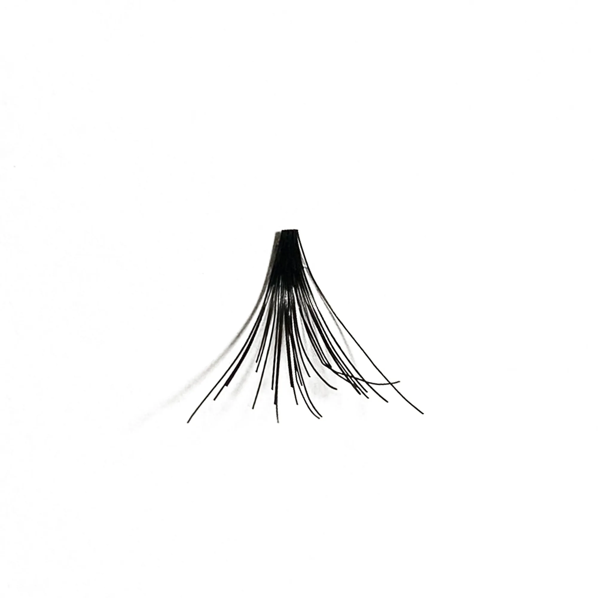 Professional Individual Mega Ultra Thick Lashes, 12 Ply Flare Black, Knot Free & Medium For Mega Volume (BF1011-Medium)