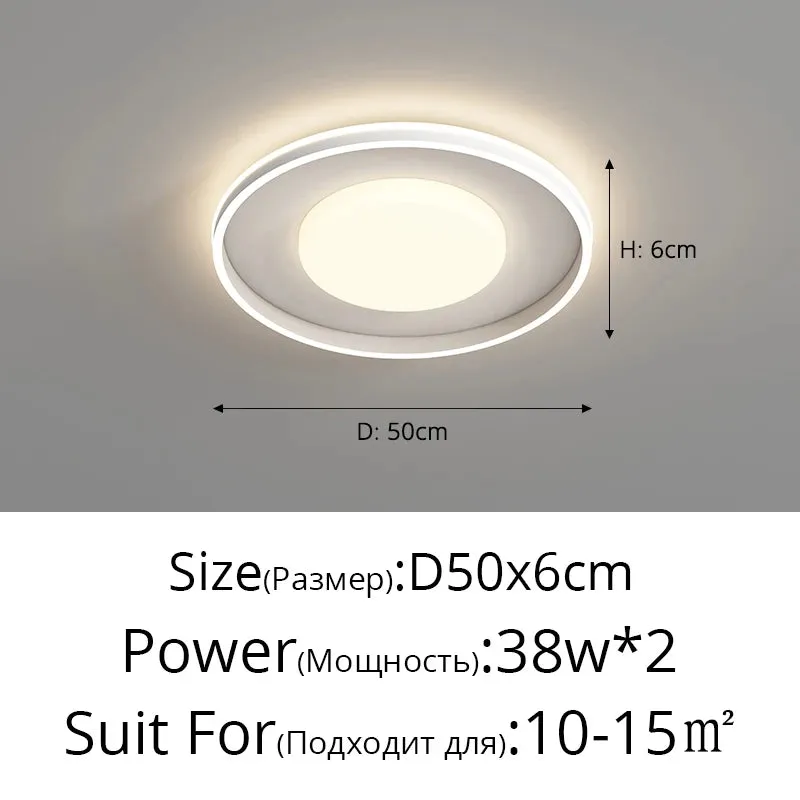 QIYI Ceiling / Pendant Lights Multi-Shape Up And Down Glow Lamps Modern LED Lights