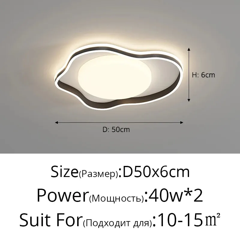 QIYI Ceiling / Pendant Lights Multi-Shape Up And Down Glow Lamps Modern LED Lights