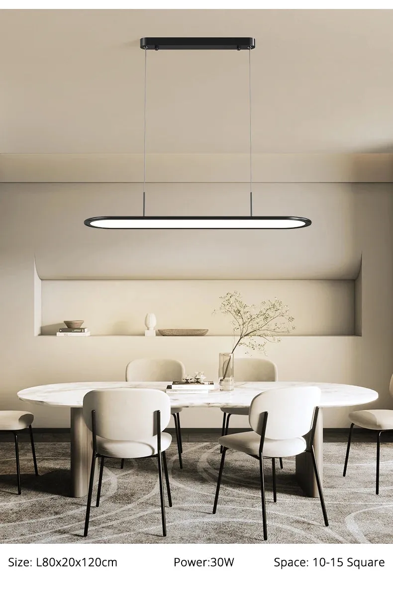 QIYI Sime White / black Lamp LED Pendant Lights