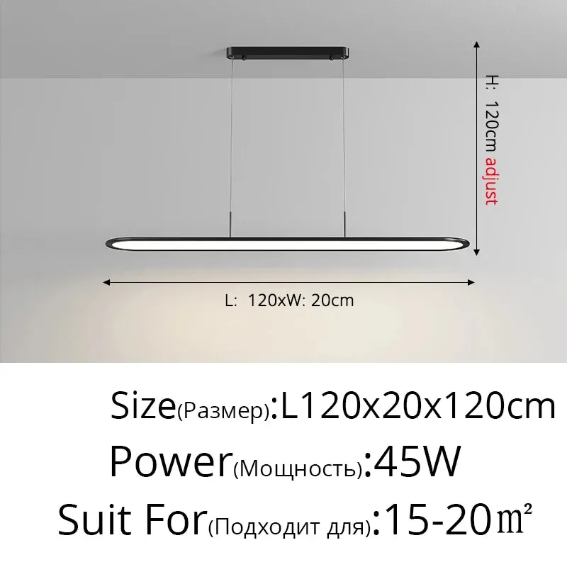 QIYI Sime White / black Lamp LED Pendant Lights