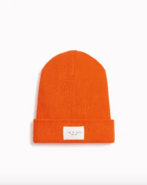 Rag & Bone - Addison Beanie in Bright Orange