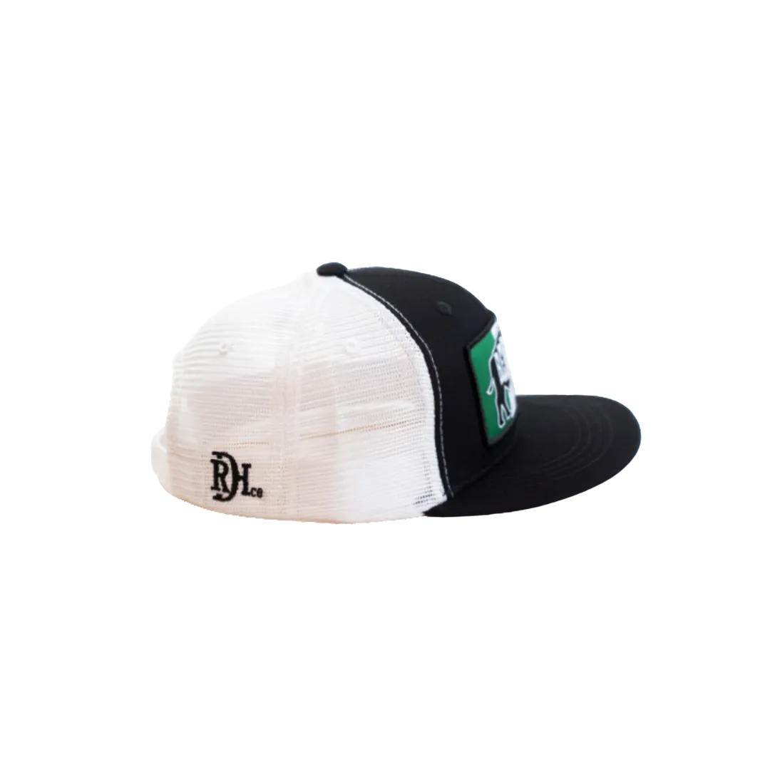Red Dirt Kid's Mexican Flag Mesh Snap Back Patch Cap Black Hats