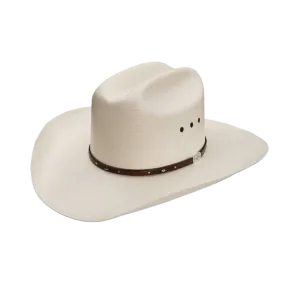 Resistol Hats 10x Palo Natural White Leather Band Hat