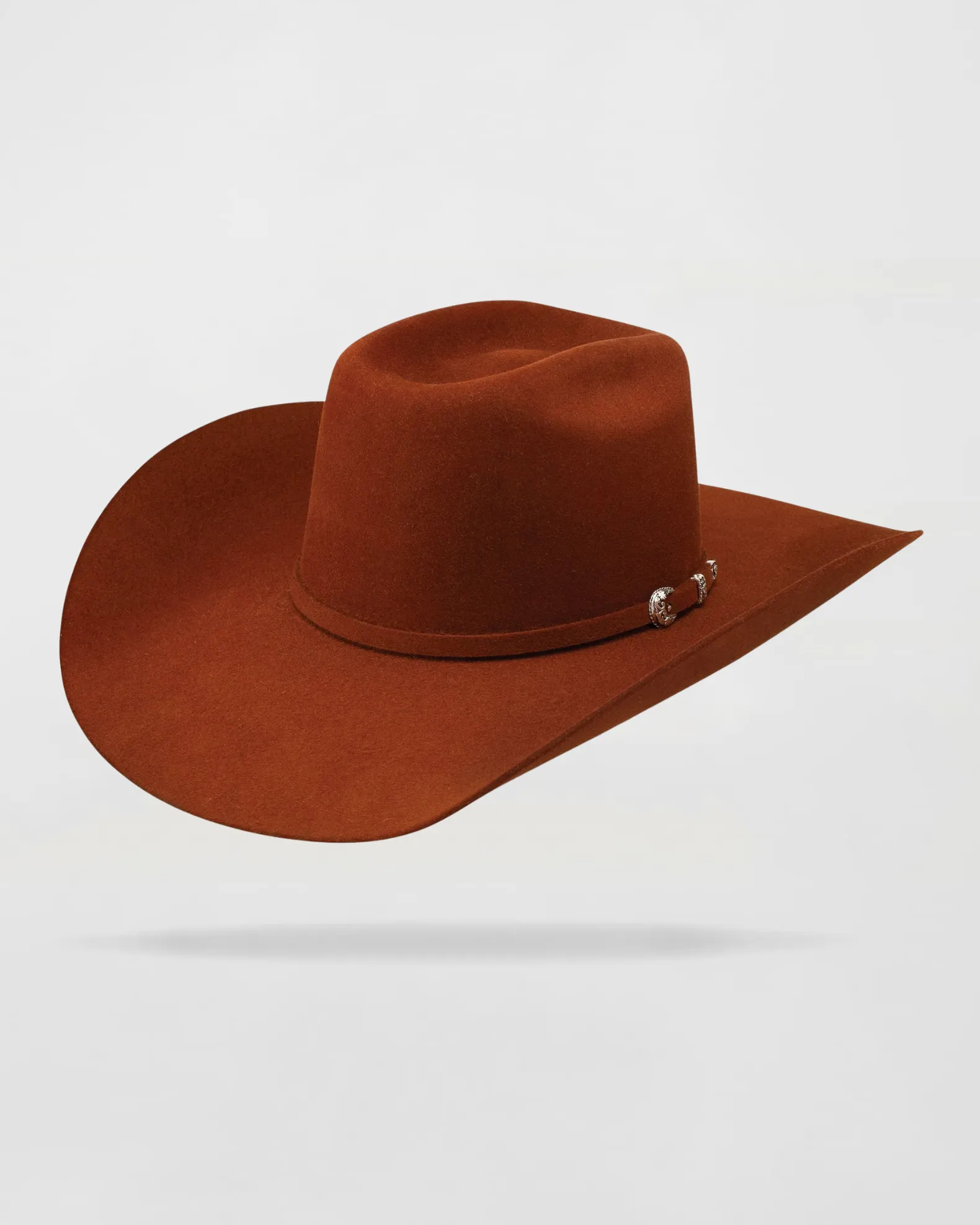 Rustic Rider Felt Cowboy Hat in Silver Belly