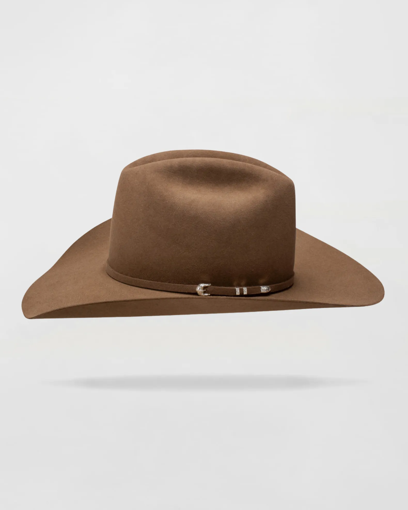 Rustic Rider Felt Cowboy Hat in Silver Belly