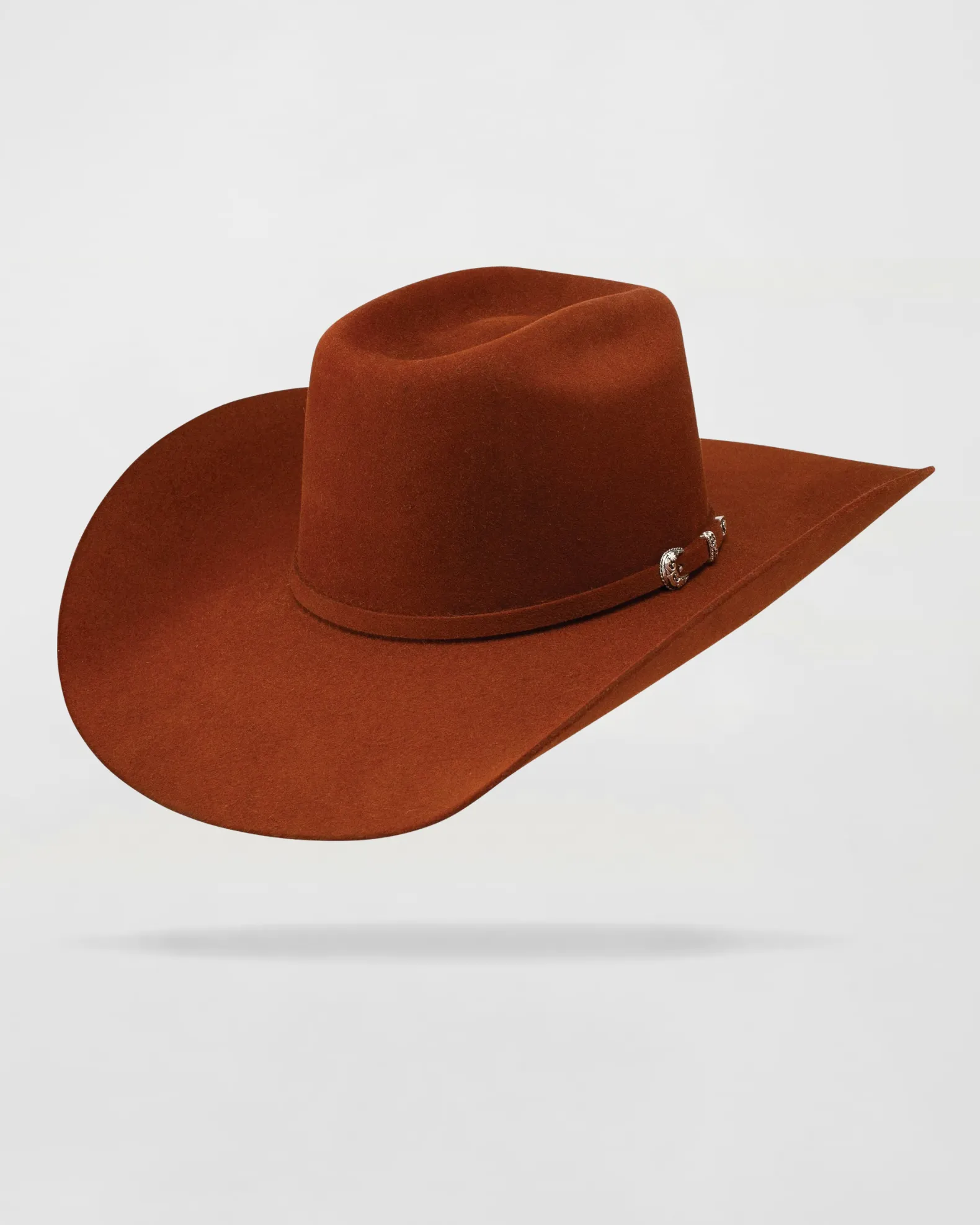 Rustic Rider Felt Cowboy Hat in Silver Belly