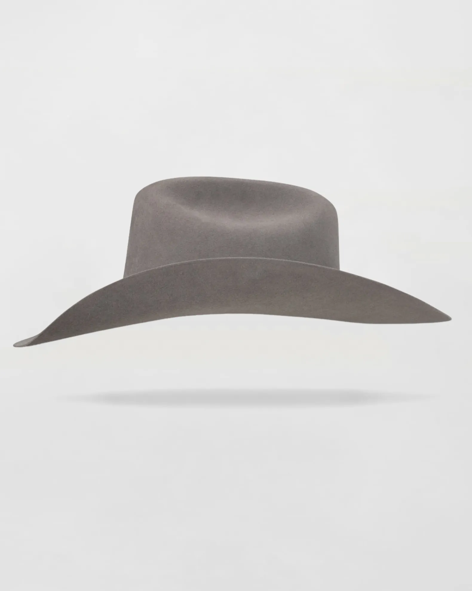 Rustic Rider Felt Cowboy Hat in Silver Belly