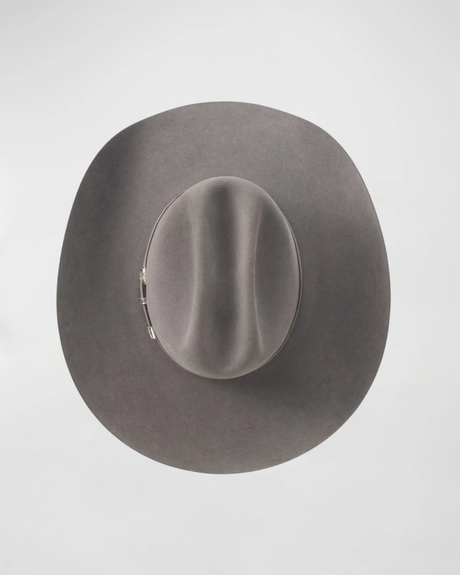 Rustic Rider Felt Cowboy Hat in Silver Belly