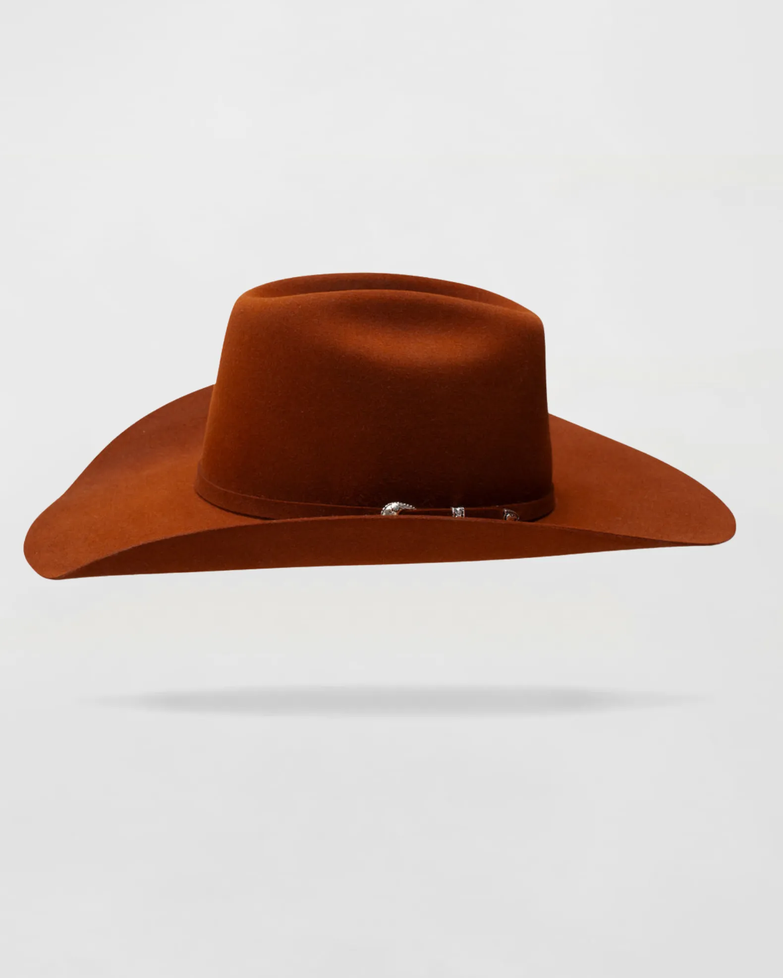 Rustic Rider Felt Cowboy Hat in Silver Belly