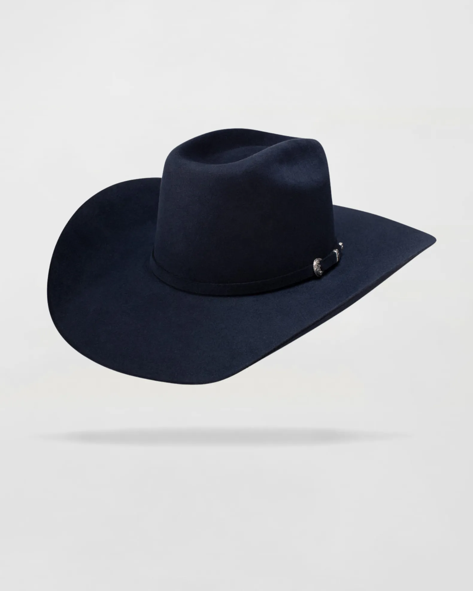 Rustic Rider Felt Cowboy Hat in Silver Belly