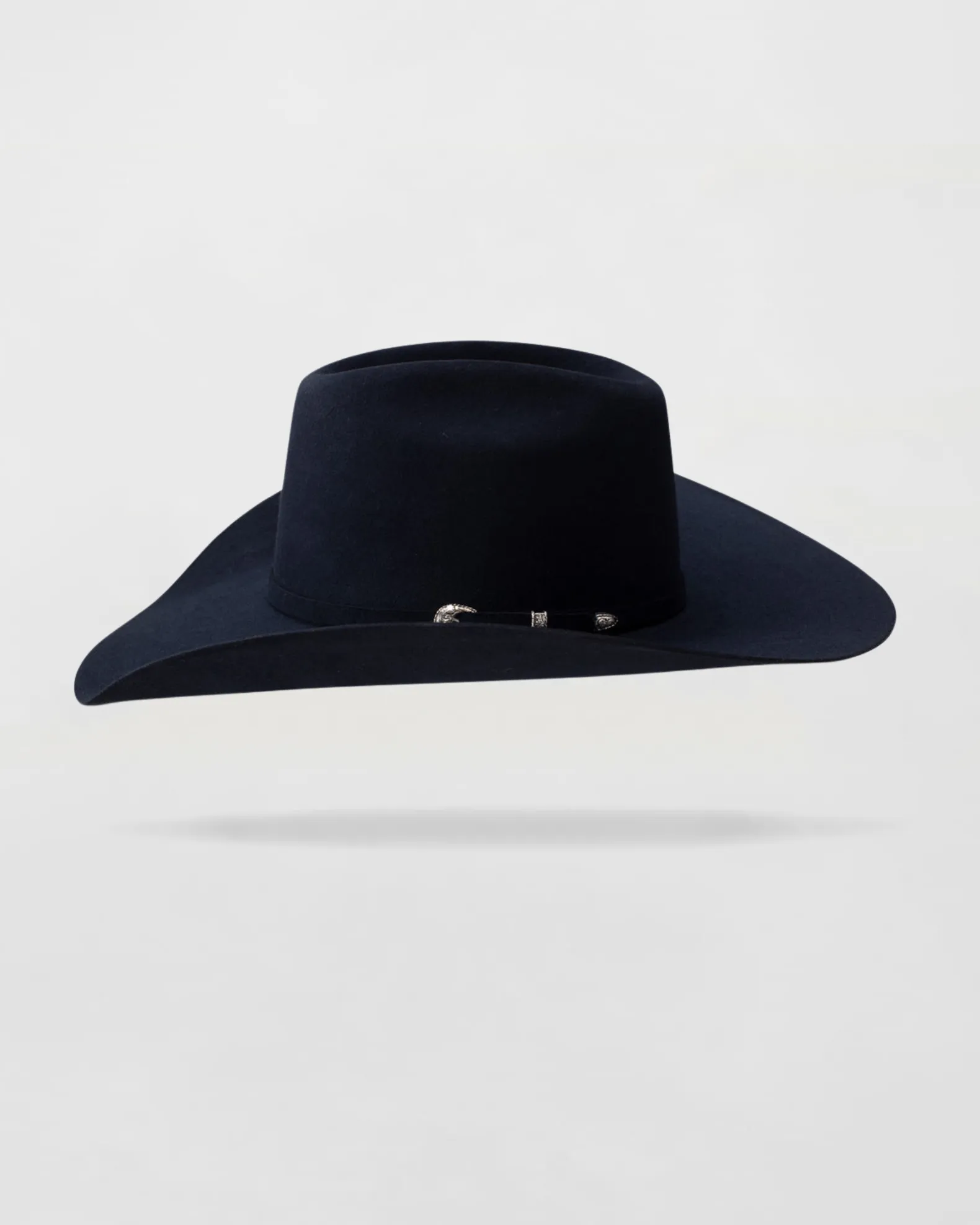 Rustic Rider Felt Cowboy Hat in Silver Belly
