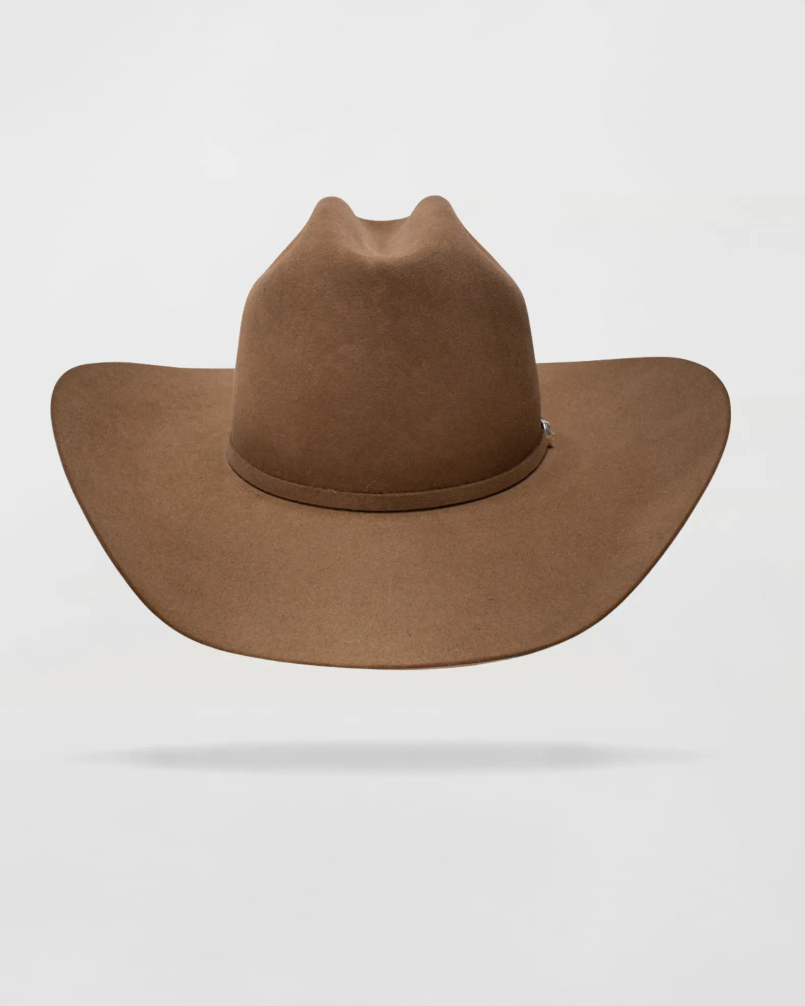 Rustic Rider Felt Cowboy Hat in Silver Belly