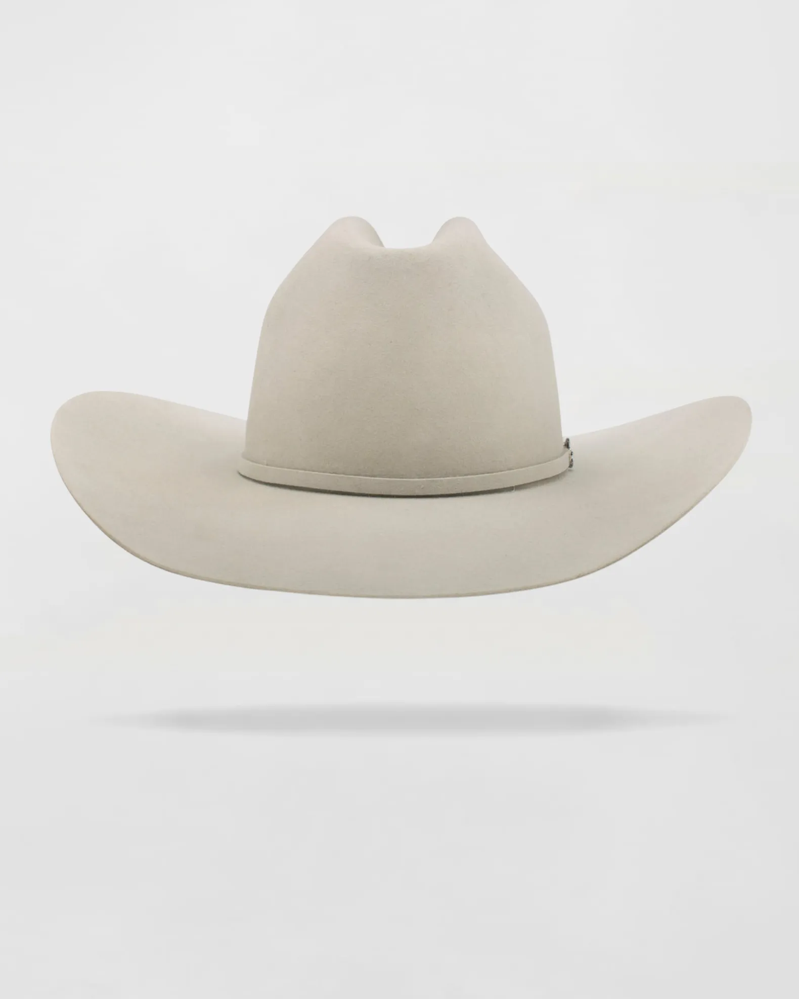 Rustic Rider Felt Cowboy Hat in Silver Belly
