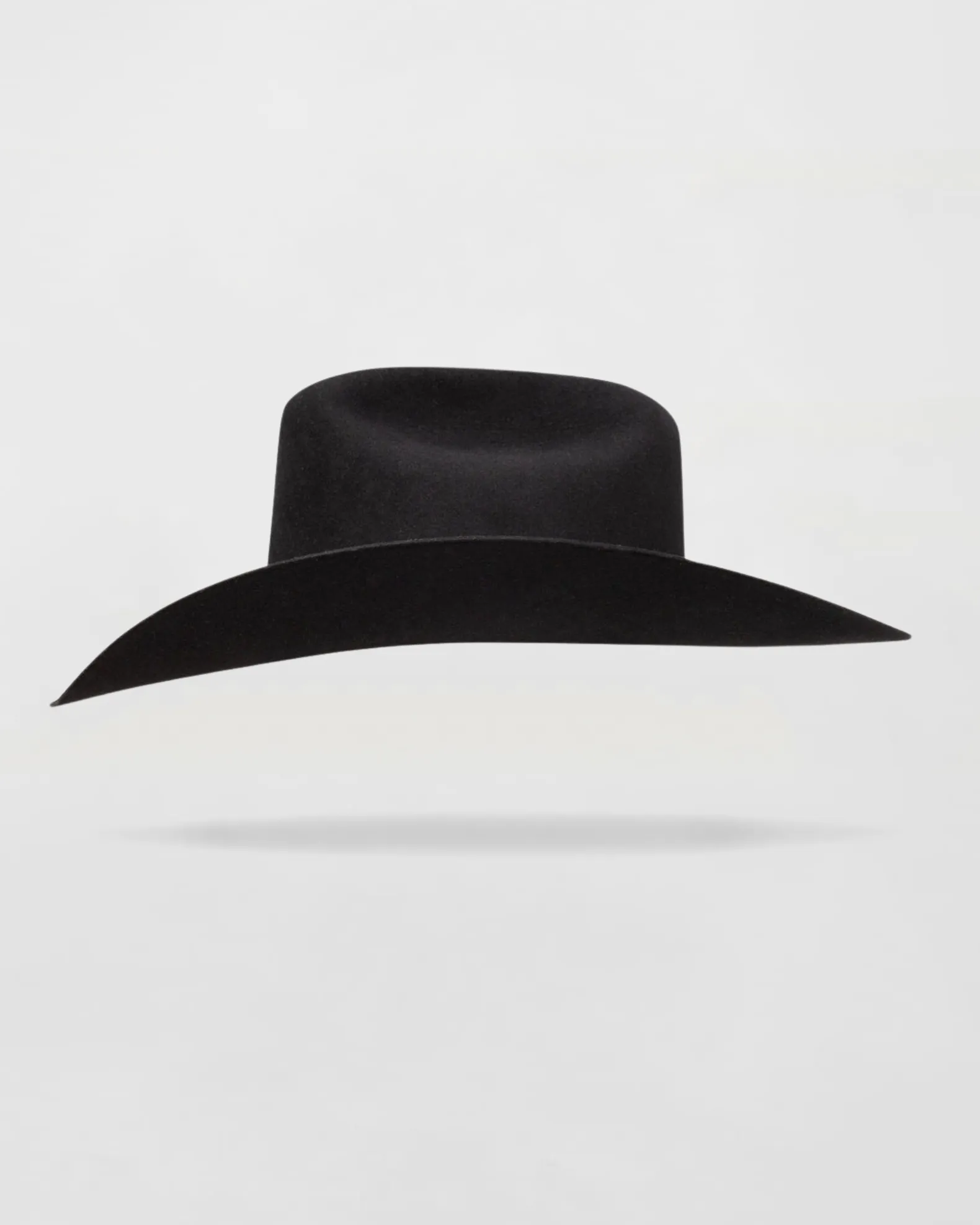 Saddle Star Felt Cowboy Hat in Black