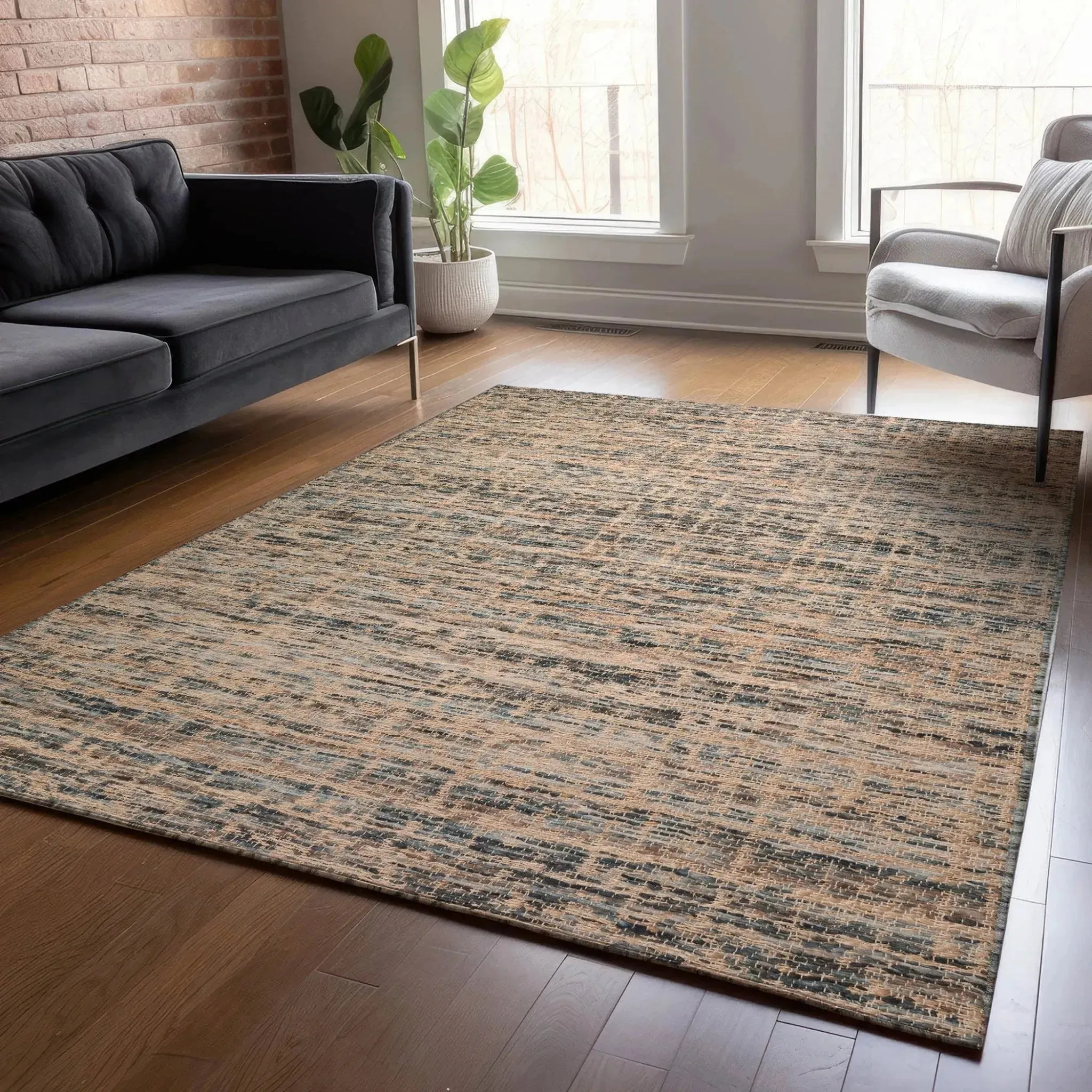 Sahara SA1 Charcoal Rug