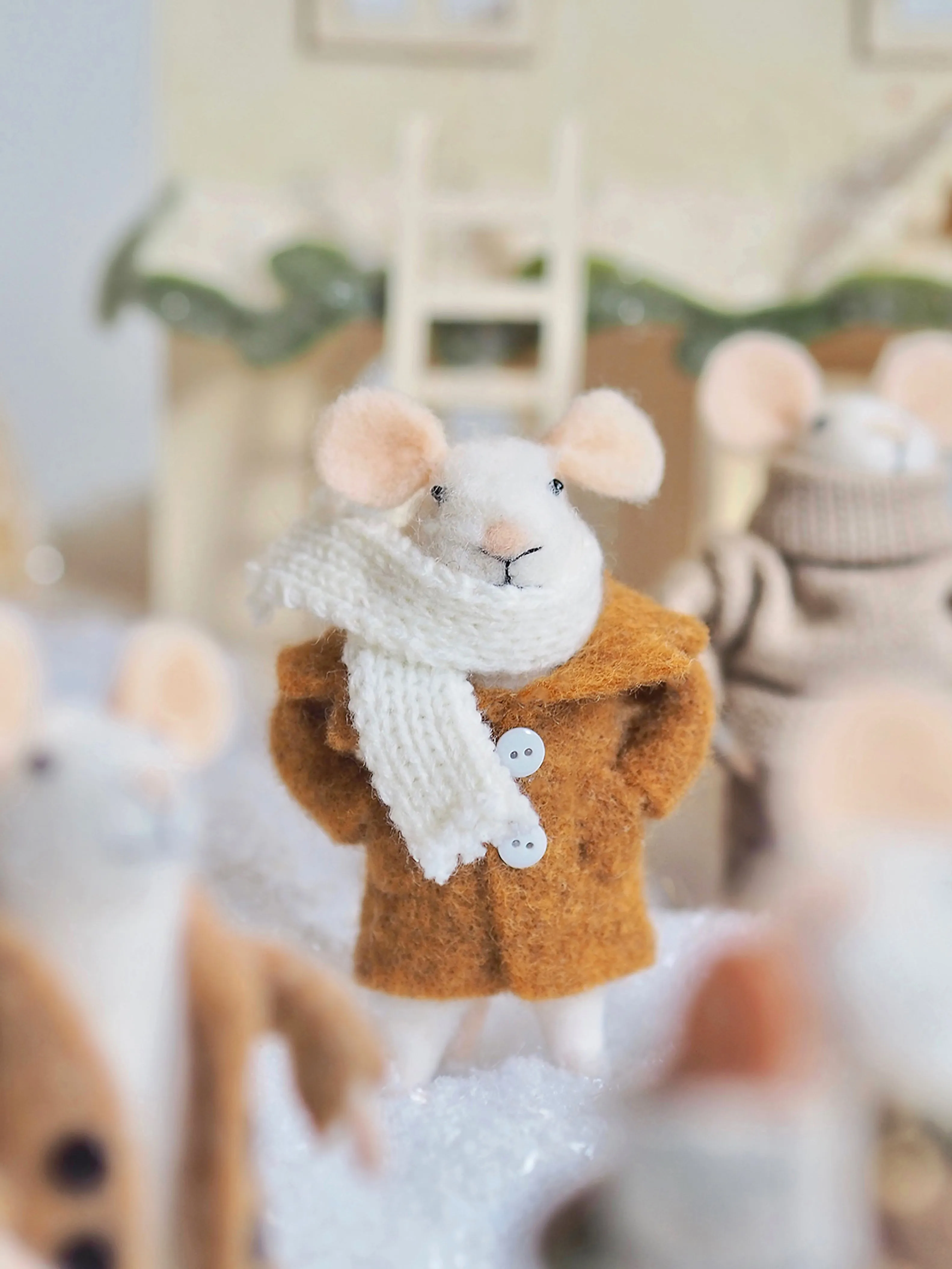 Adorable Snug Sullivan Mouse Christmas Ornament - Charming Holiday Decor