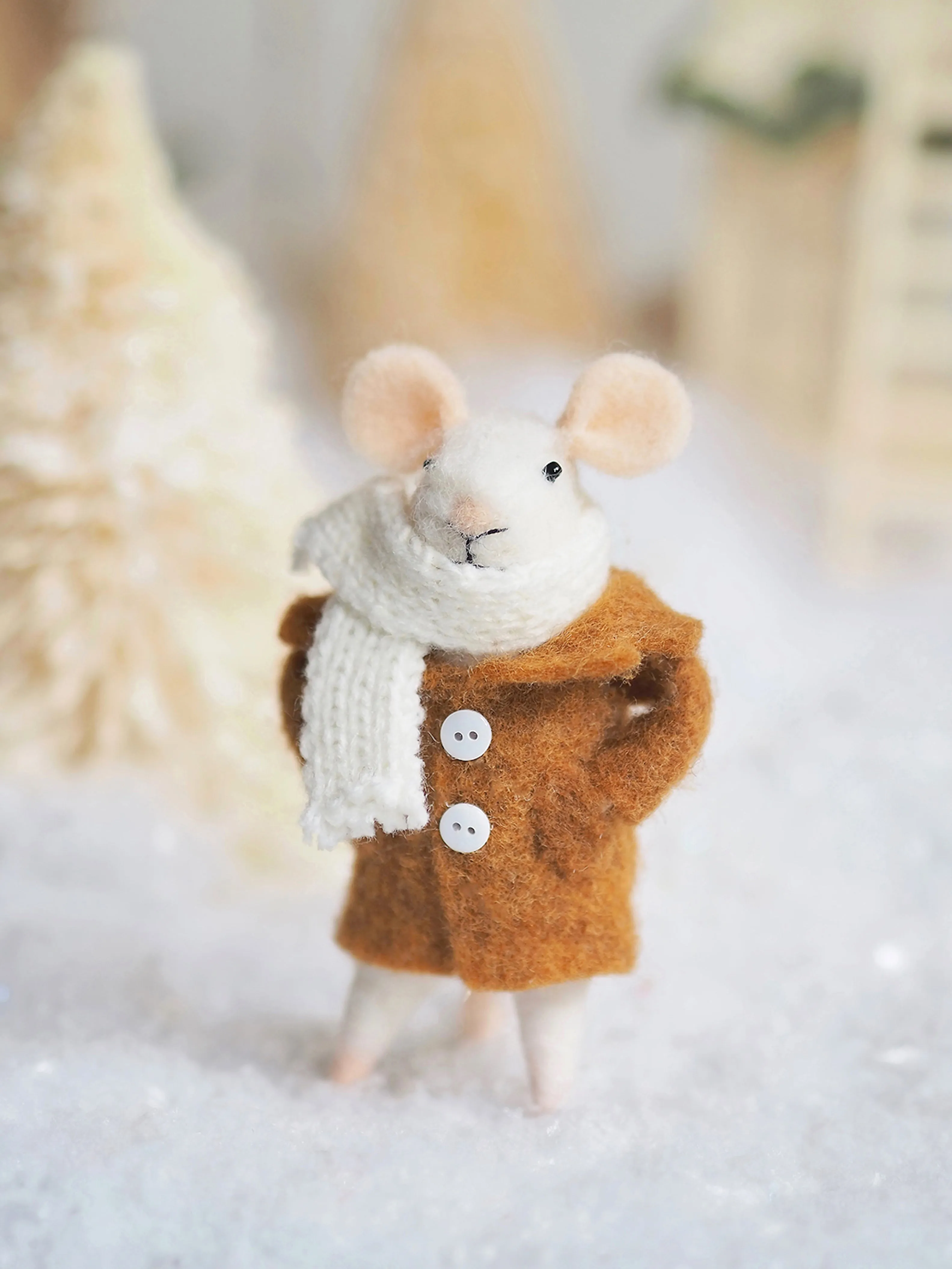 Adorable Snug Sullivan Mouse Christmas Ornament - Charming Holiday Decor