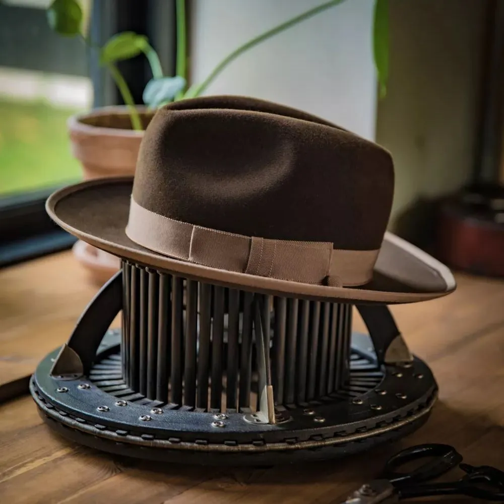Exquisite Handcrafted Bespoke Fedora Hat for the Discerning Gentleman