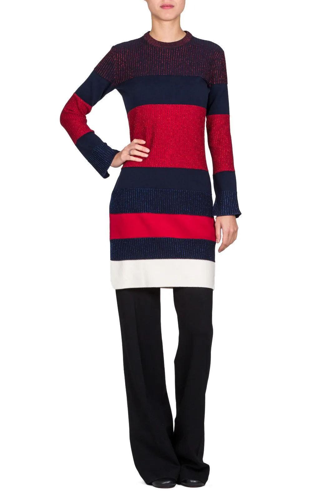 Striped Knitted Dress