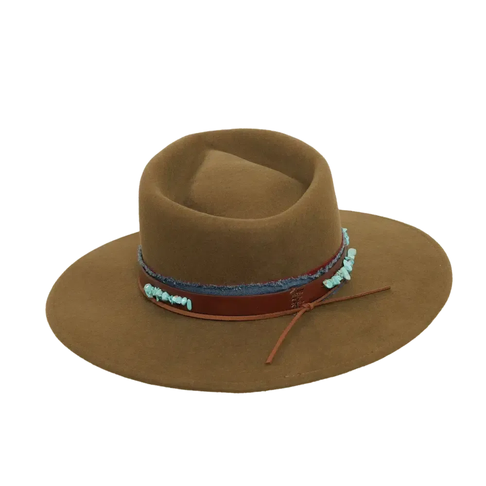 Trooper | Womens Wide Brim Felt Fedora Hat