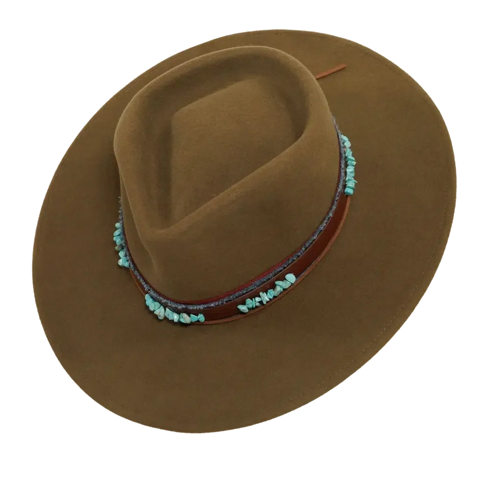 Trooper | Womens Wide Brim Felt Fedora Hat