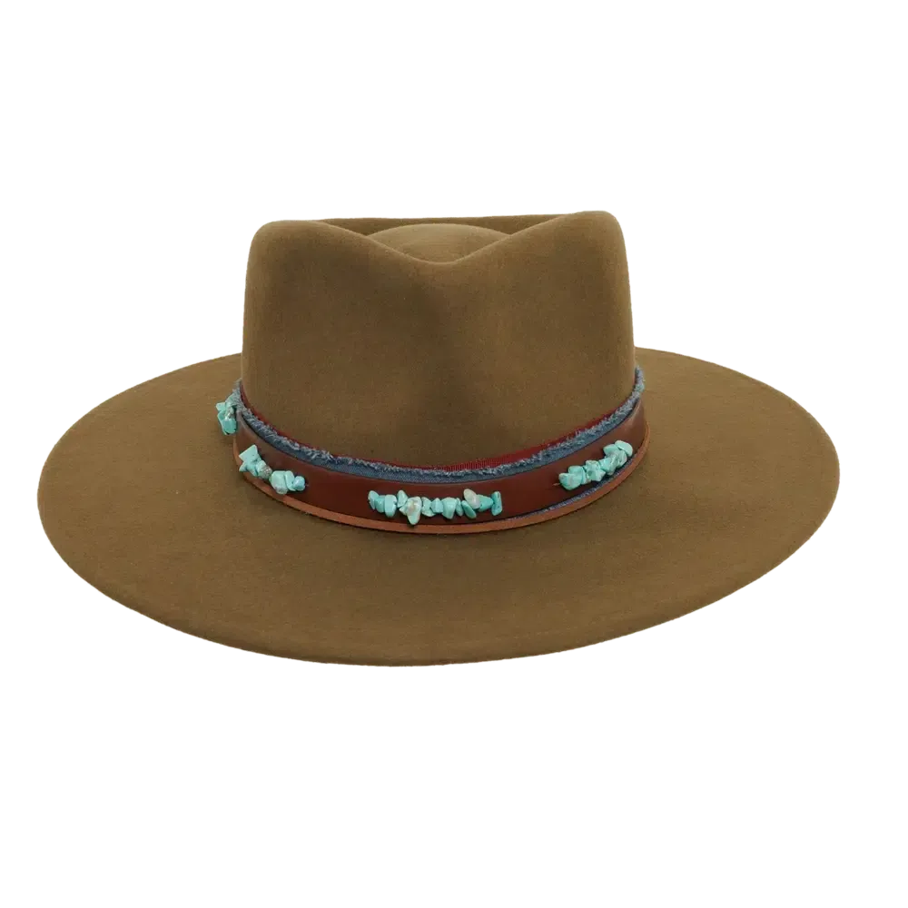 Trooper | Womens Wide Brim Felt Fedora Hat