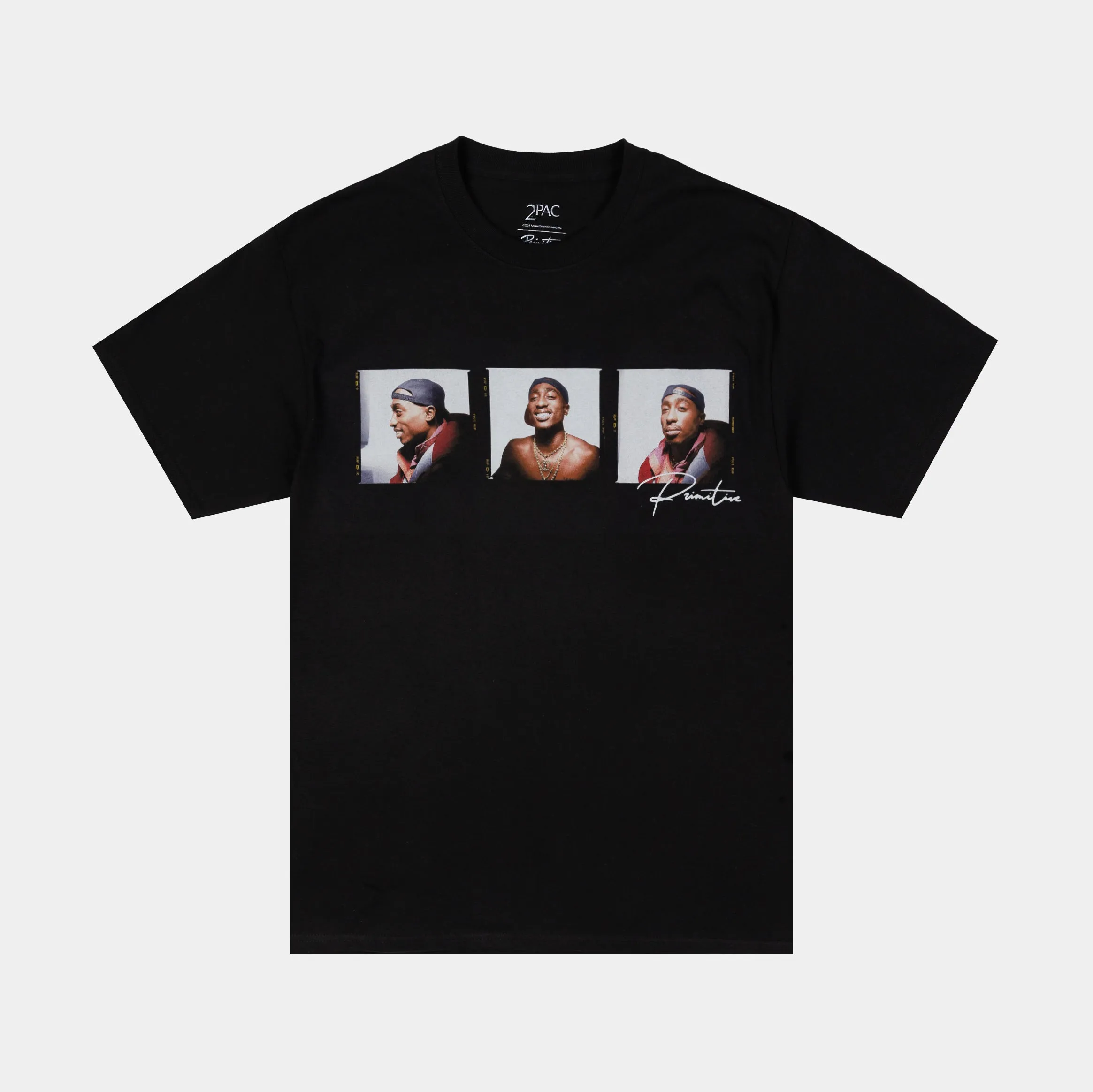 Tupac Truth Mens Short Sleeve Shirt (Black/White)