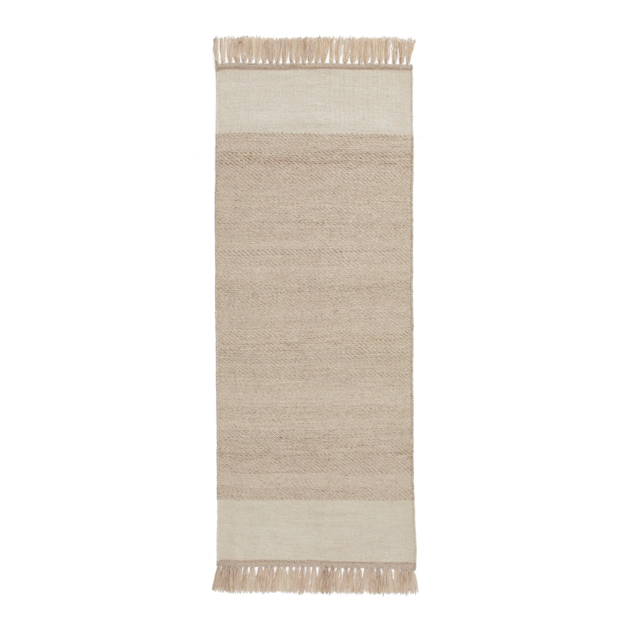 Vadi Wool Runner [Natural & Natural white]