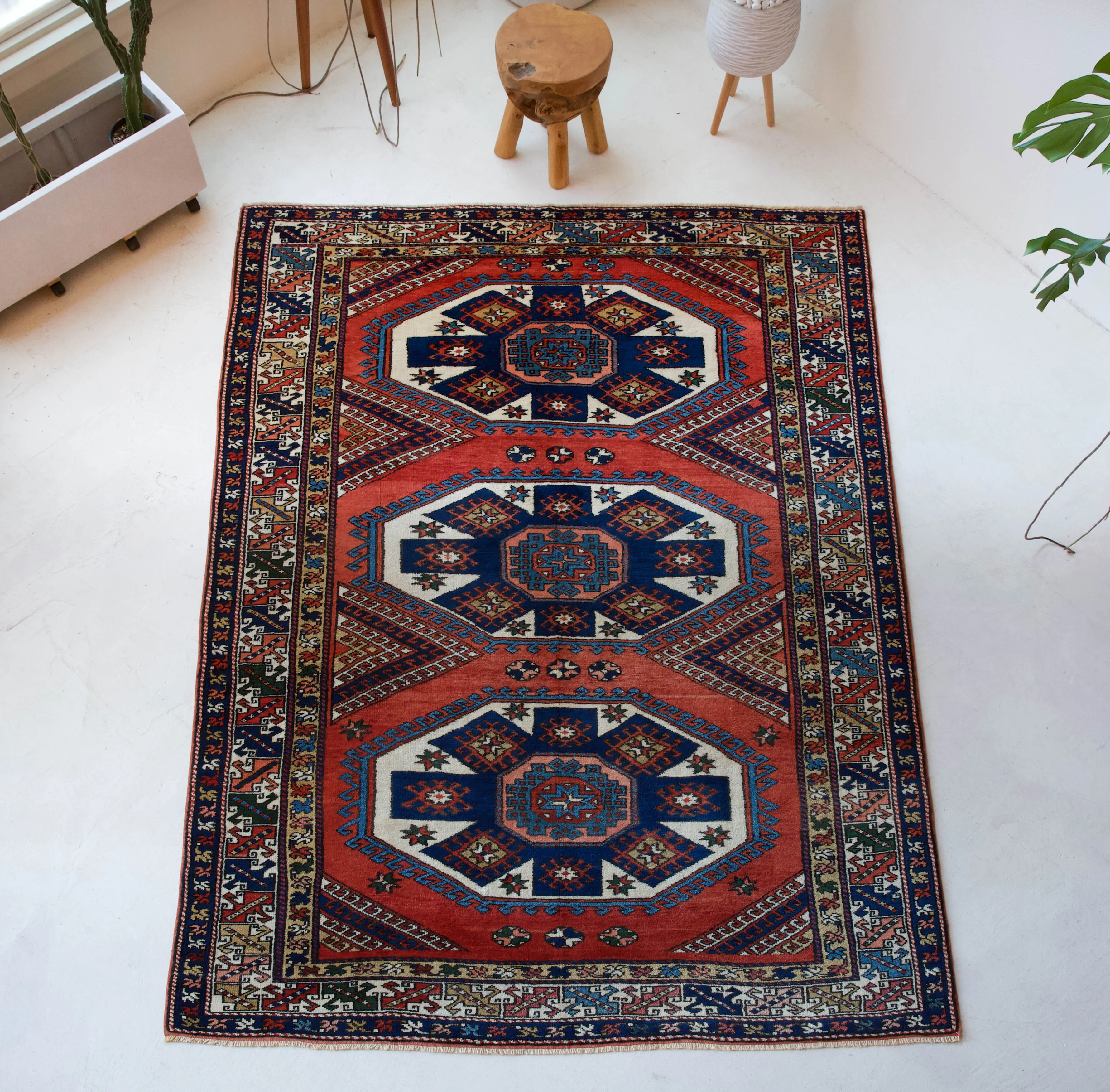 Vintage Canakkale Rug 6'7"x9'3"