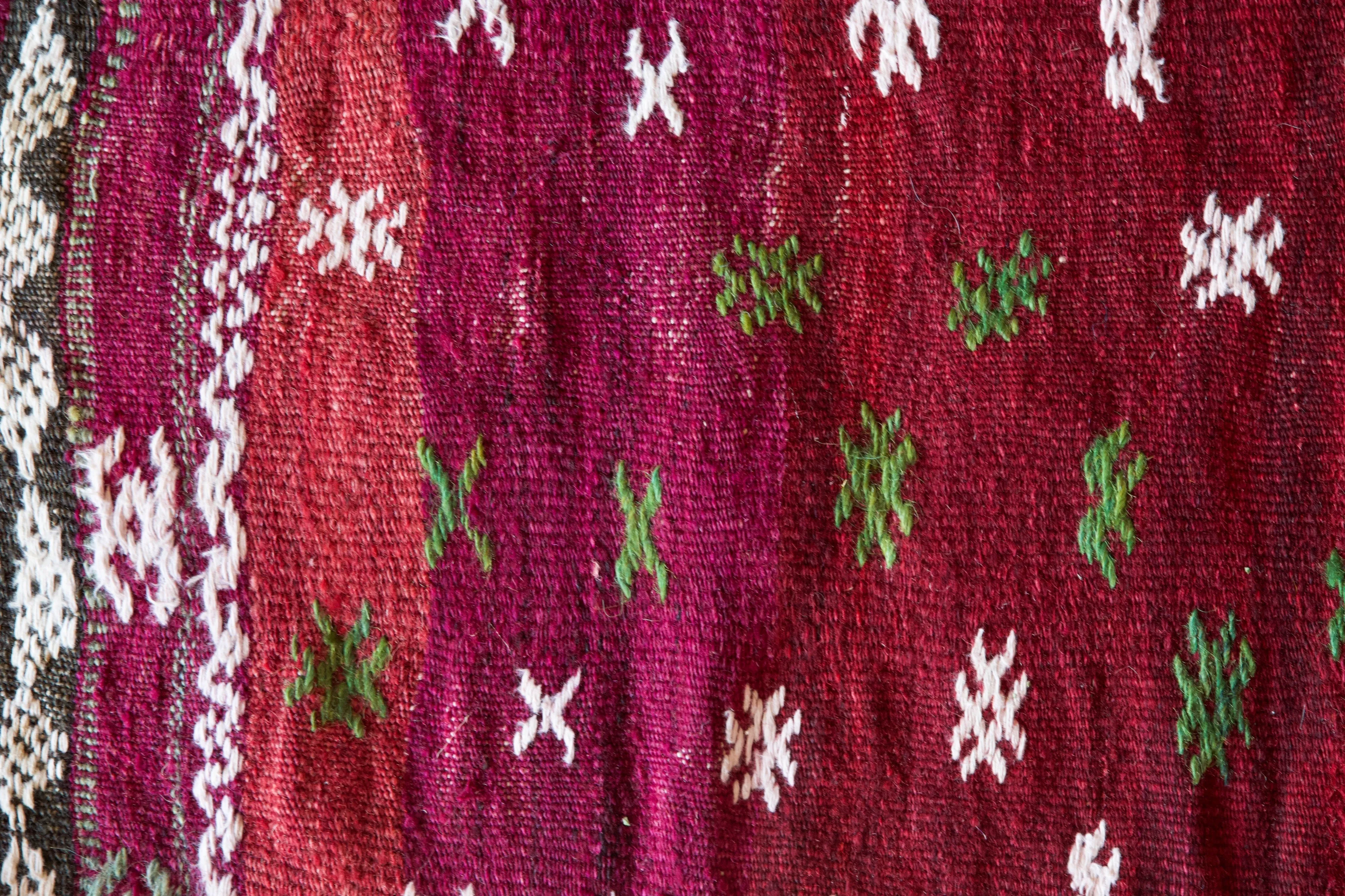 Vintage Mini Turkish Kilim Rug 2'8"x3'