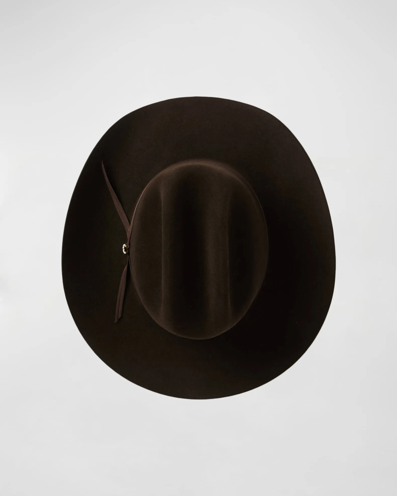 Wild West Collection Felt Outdoor Cowboy Hat in Black