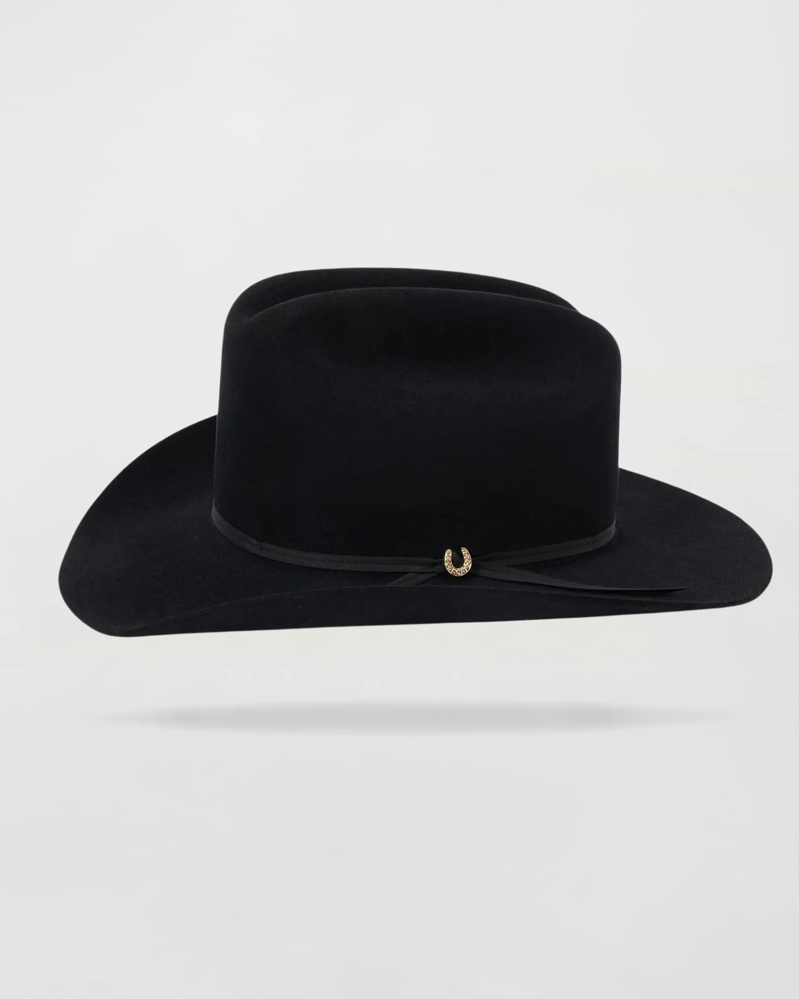 Wild West Collection Felt Outdoor Cowboy Hat in Black