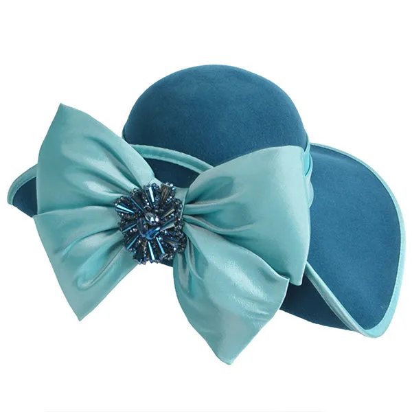 Women Asymmetric Felt Wool Winter Hats Z013