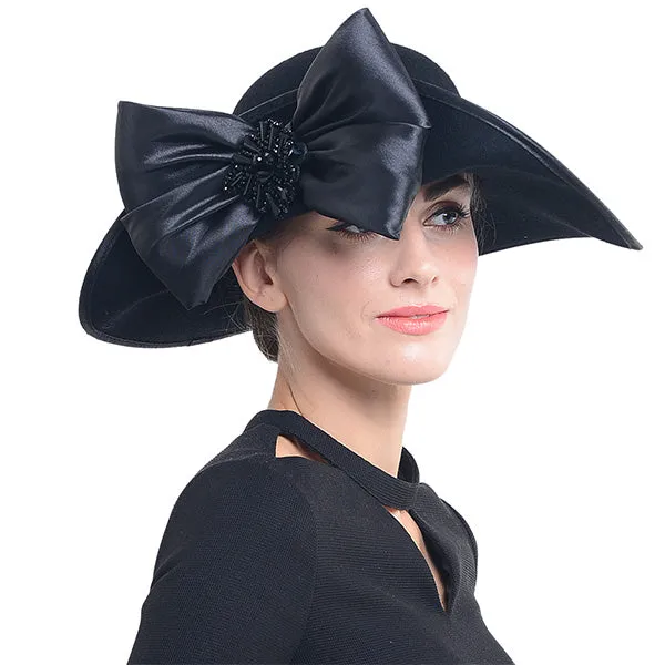 Women Asymmetric Felt Wool Winter Hats Z013