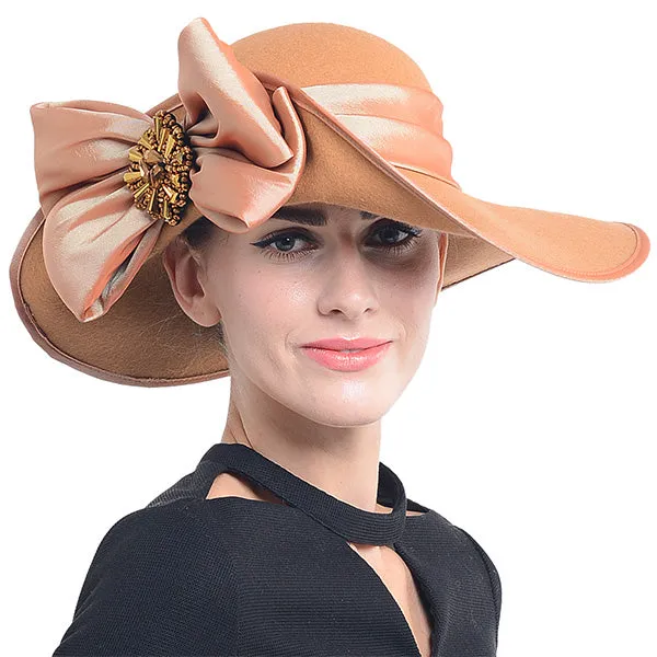 Women Asymmetric Felt Wool Winter Hats Z013